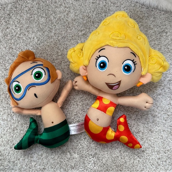 Nickelodeon Universe Bubble Guppies Nonny and Deema Plush Dolls - Picture 10 of 11